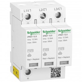 Ограничитель перенапряжения iPRD1 12.5r 3P 50kA тип 1 + 2 (A9L16382)