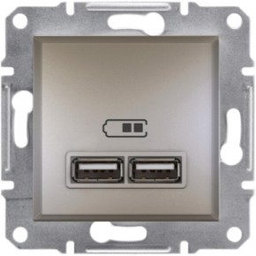 USB РОЗЕТКА 2,1A БРОНЗА ASFORA Schneider Electric (EPH2700269)
