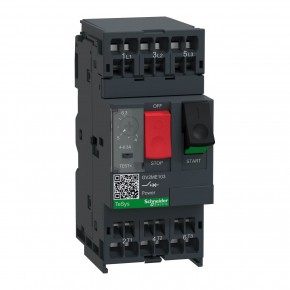 Автоматичний вимикач з комб. розчіп. 4-6,3, пруж. (GV2ME103)